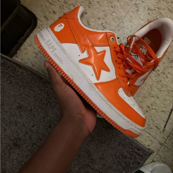 Cool Review About Bape Orange Shoes